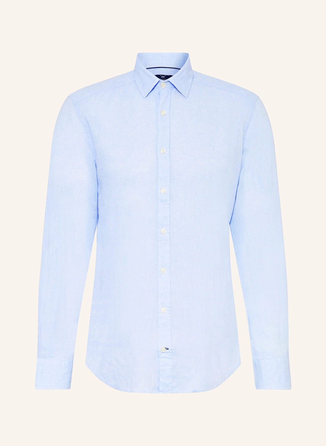 STROKESMAN'S Hemd Regular Fit mit Leinen