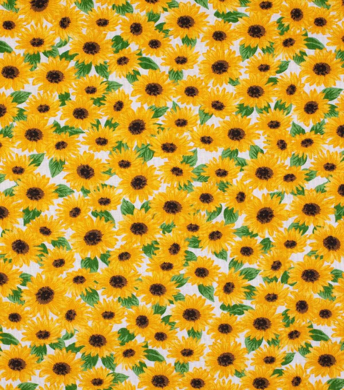 Classic Sunflowers Quilt Cotton Fabric by Keepsake Calico