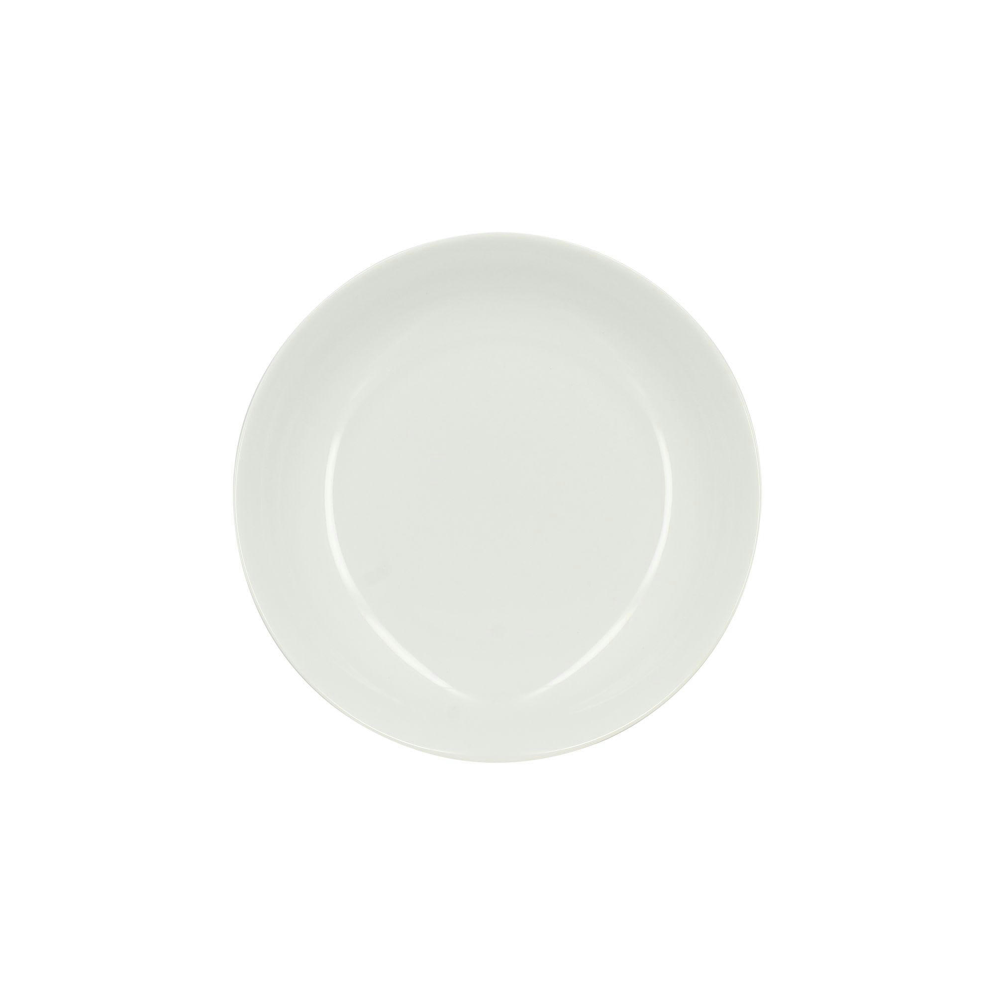 METROPOLITAN - Lot de 6 assiettes creuses en porcelaine blanche 21cm