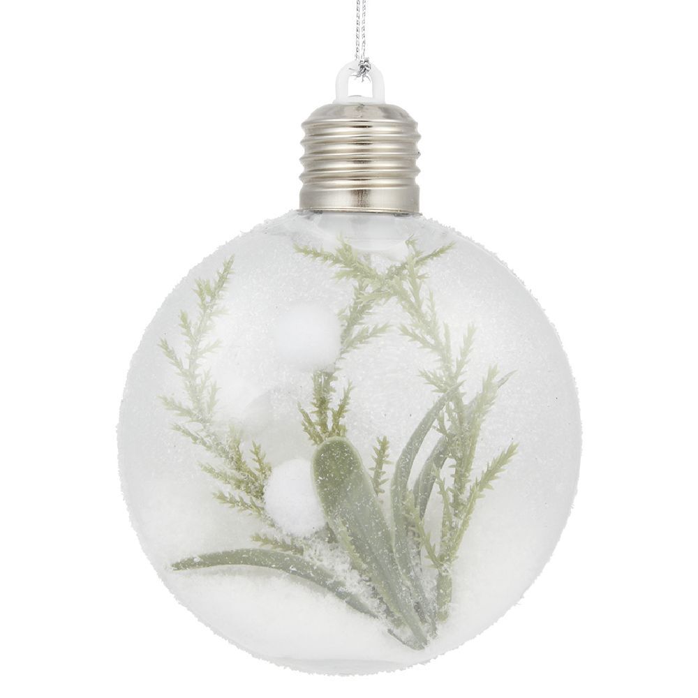 Boule de No&euml;l lumineuse à suspendre