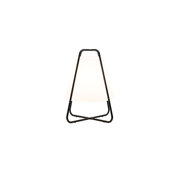 Lampe LED rechargeable Tipi Zafferano - Tactile, Intérieur et Extérieur IP65, Design Moderne Sans fil Noir
