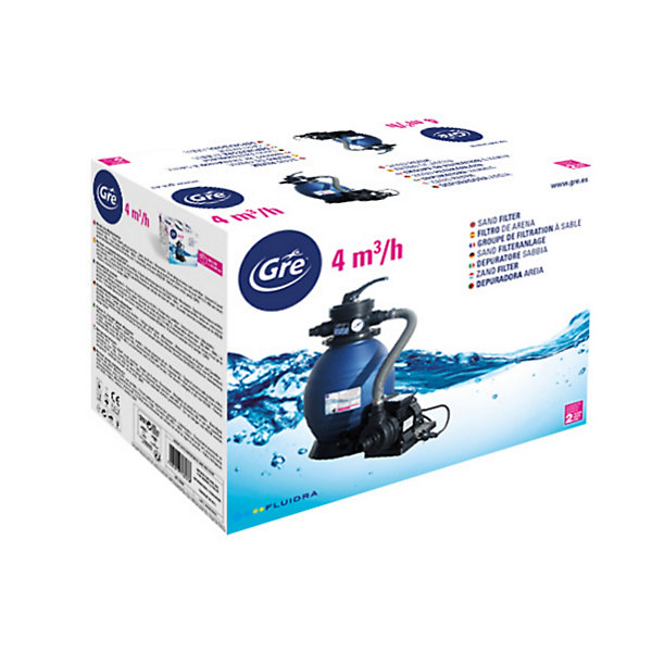 Groupe de Filtration Sunbay 4m³/h pour Piscine