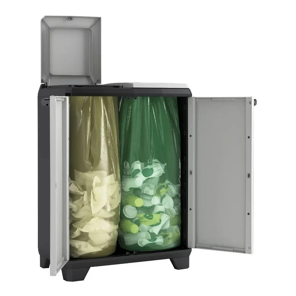Keter Split Premium Recycling Kliko - Vuilbakken buiten - 2x110L