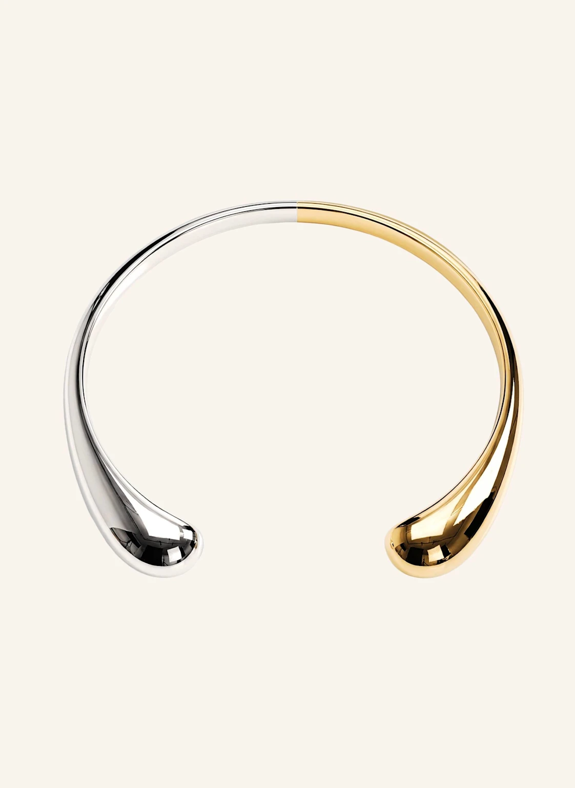 Pompidou Armreifen CHUBBY EMBRACE CUFF TWO TONE by GLAMBOU