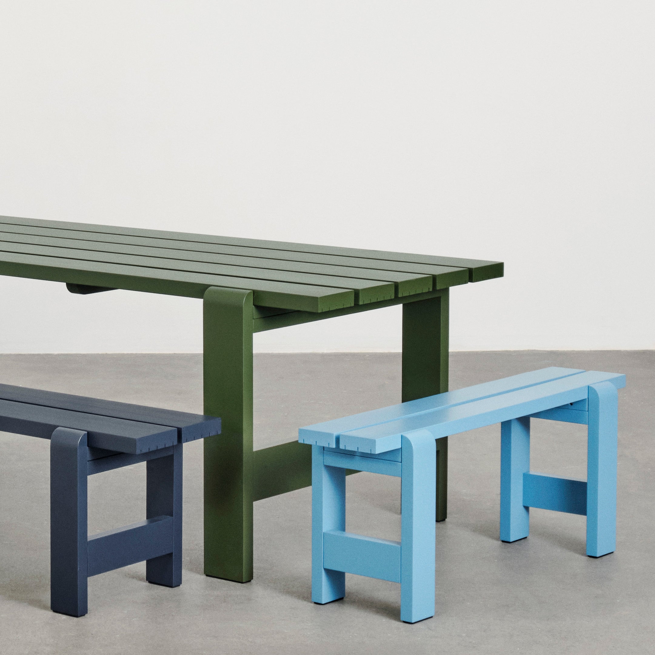 HAY Weekday Tafel B 180 x D 66 cm - Olive