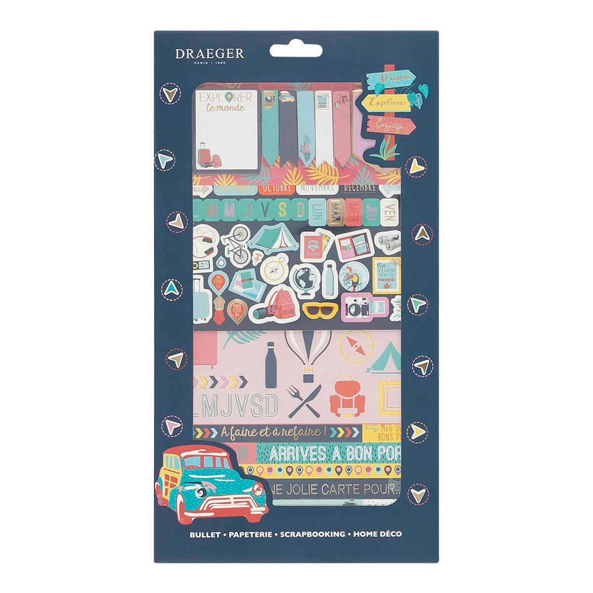 - Kit De Décoration Bullet Journal Voyages