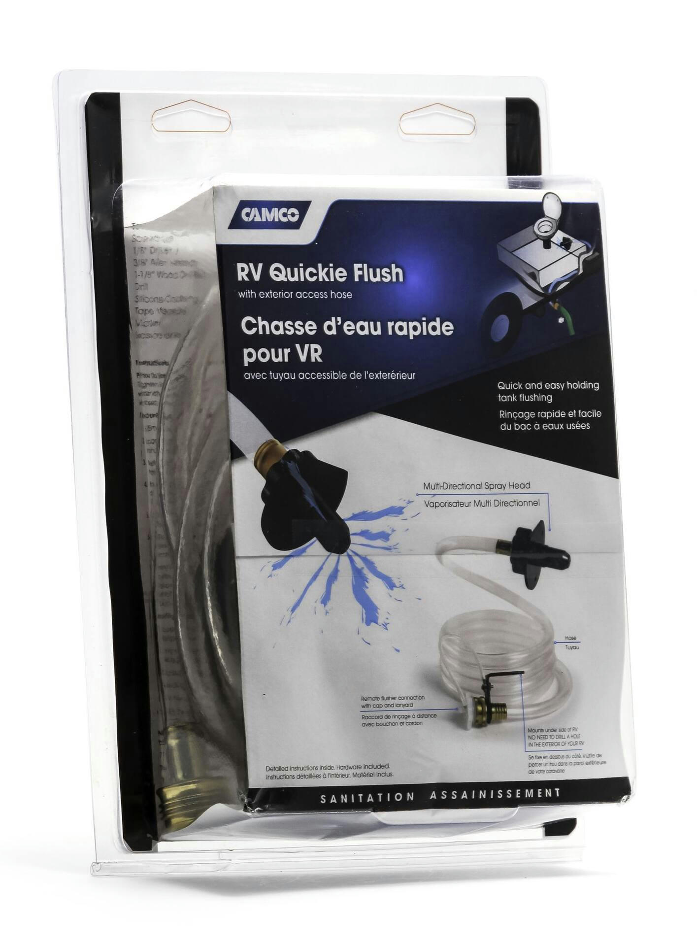 CAMCO 40123 Quickie Flush 8-in RV Holding Tank Rinser Kit