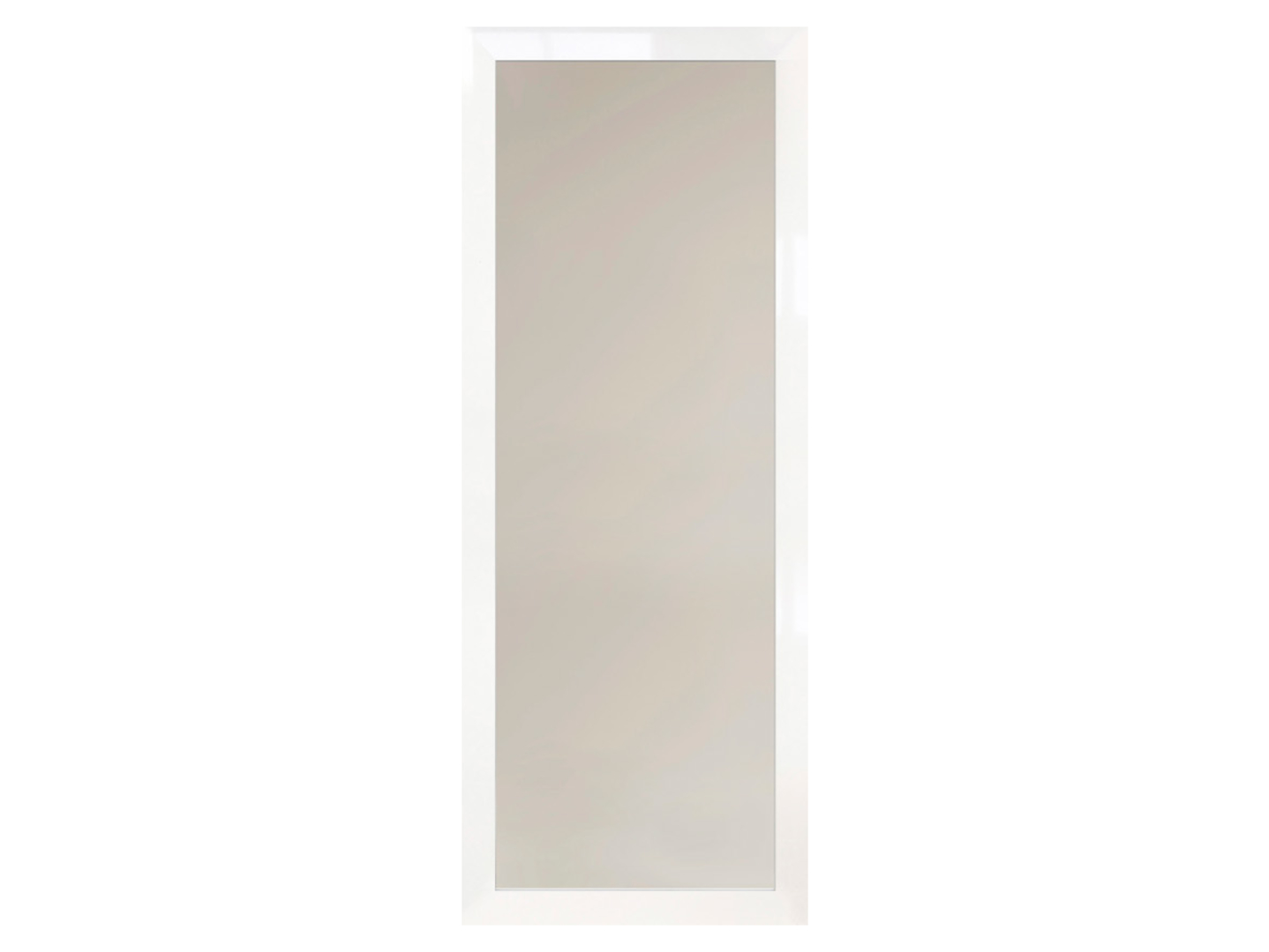 Lustro ścienne w ramie Slim 40x120 cm białe