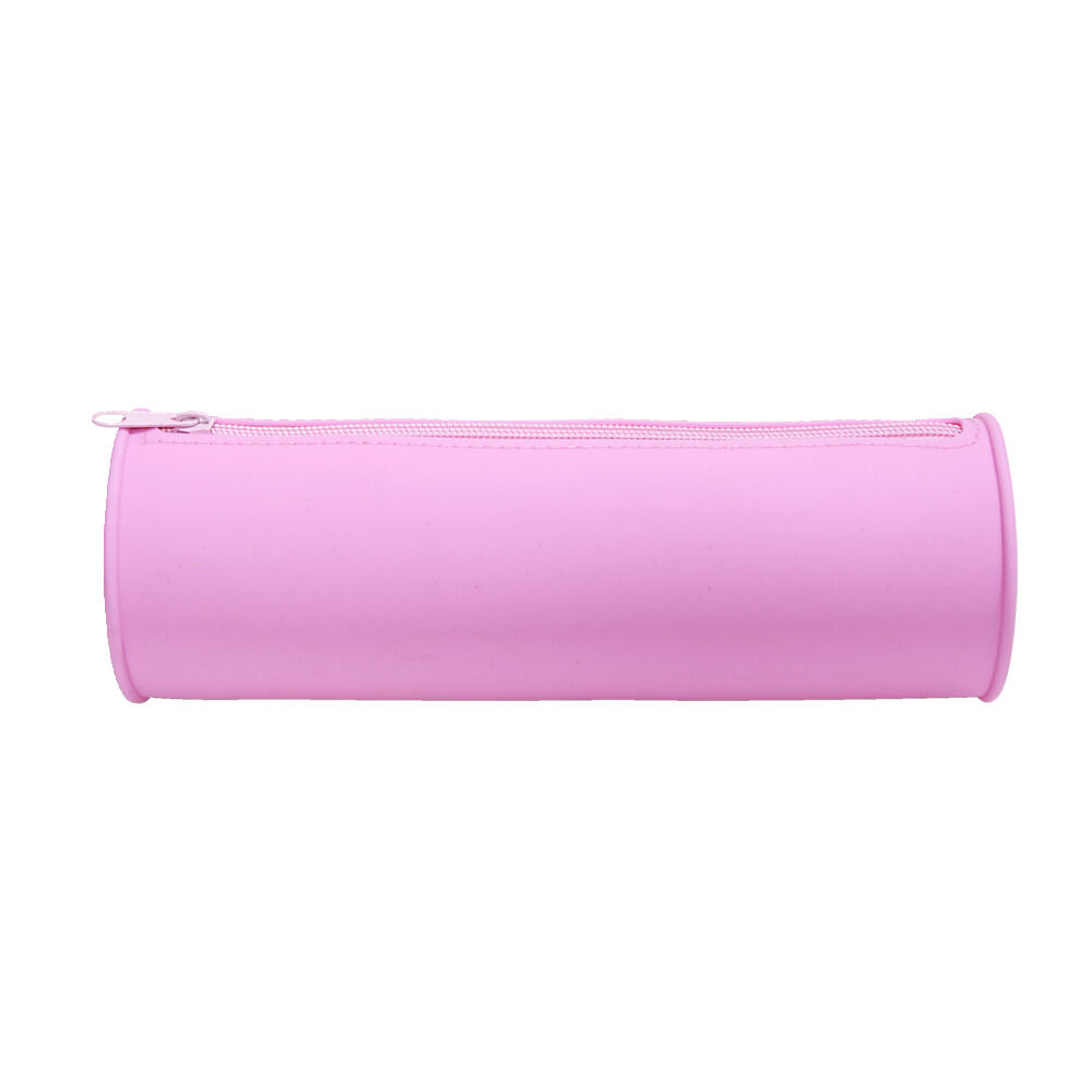 Trousse en silicone bleu ou rose - 2 coloris