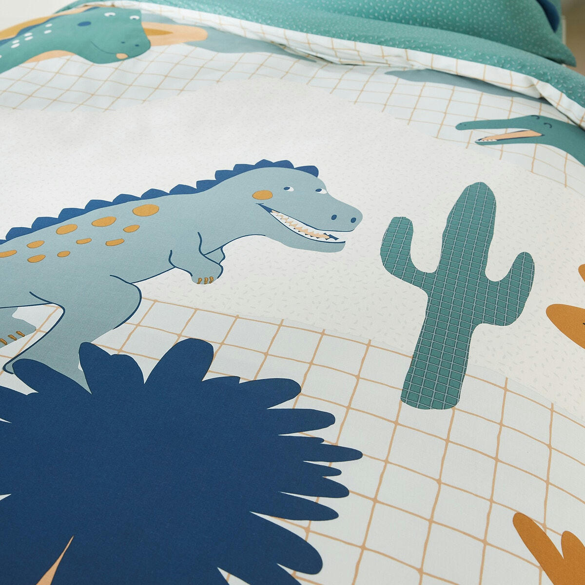 Housse de couette coton, Little Dino