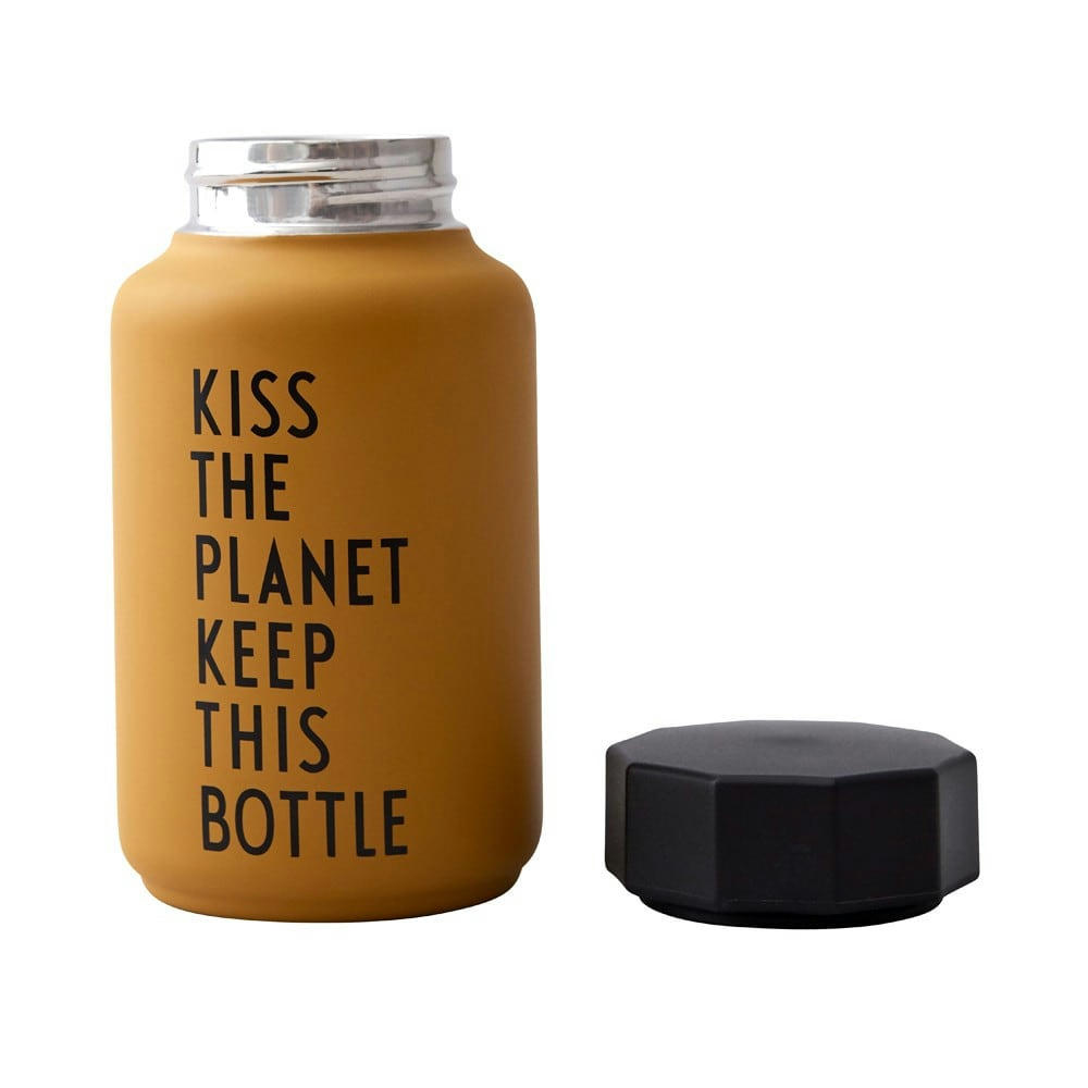 KISS - Bouteille thermos moutarde Kiss The Planet 0,33L
