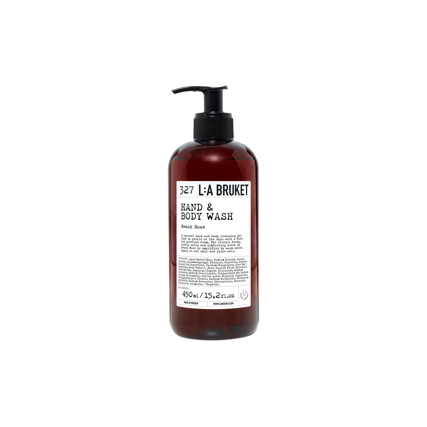 No. 327 Hand & Body Wash, beach rose