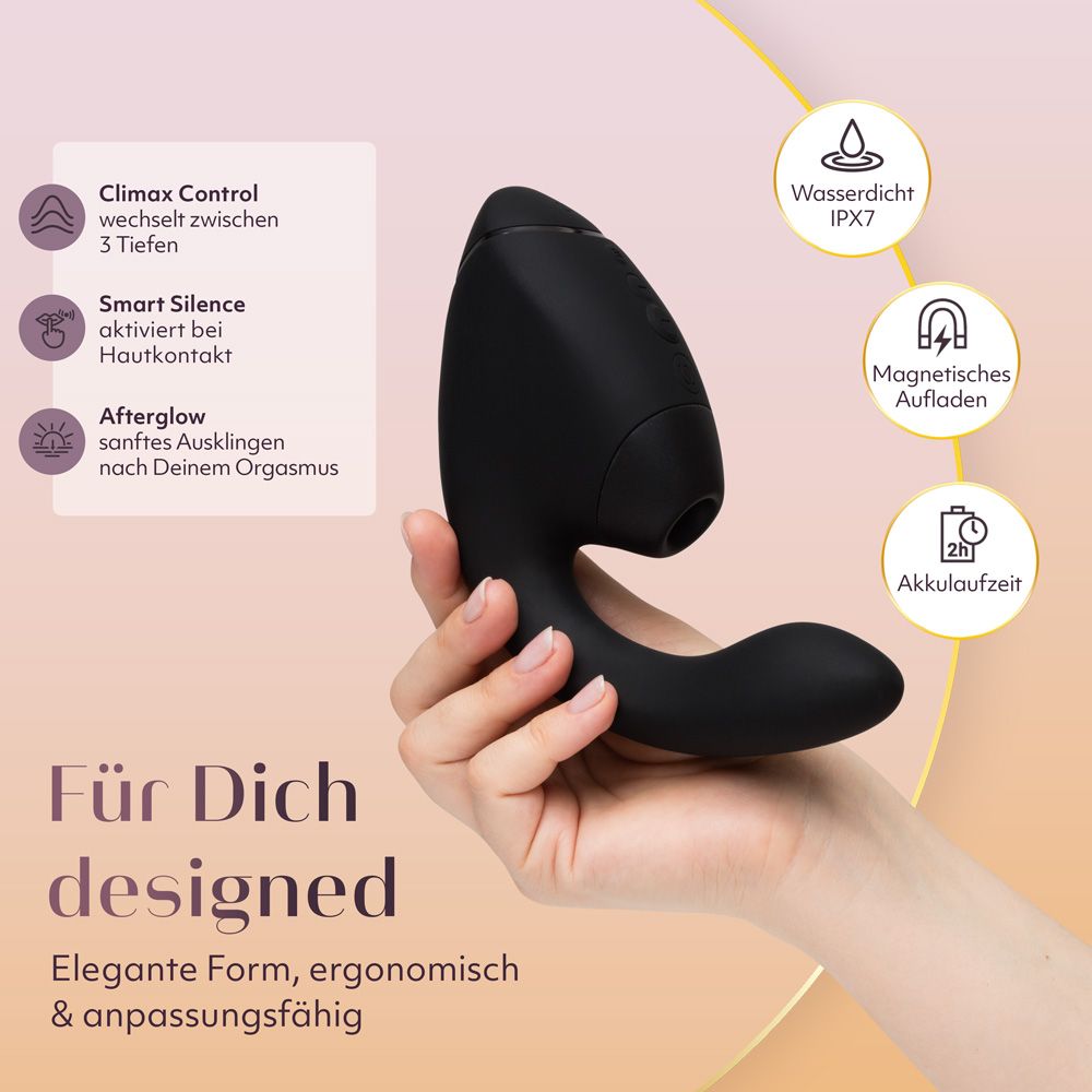 Next Duo - Klitoraler & G-Punkt Dual-Stimulator mit 3D Pleasure Air