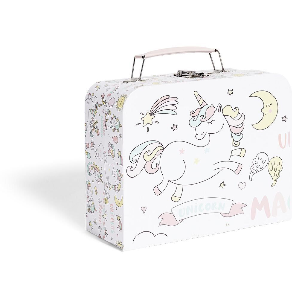 Mallette de transport enfant 20xH8,5x15,5cm - 2 modèles