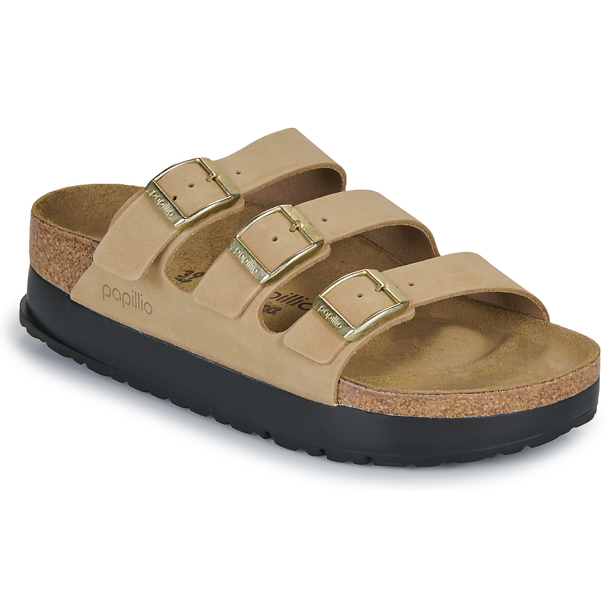 Papillio - Florida III Flex Platform Nubuck - Beige