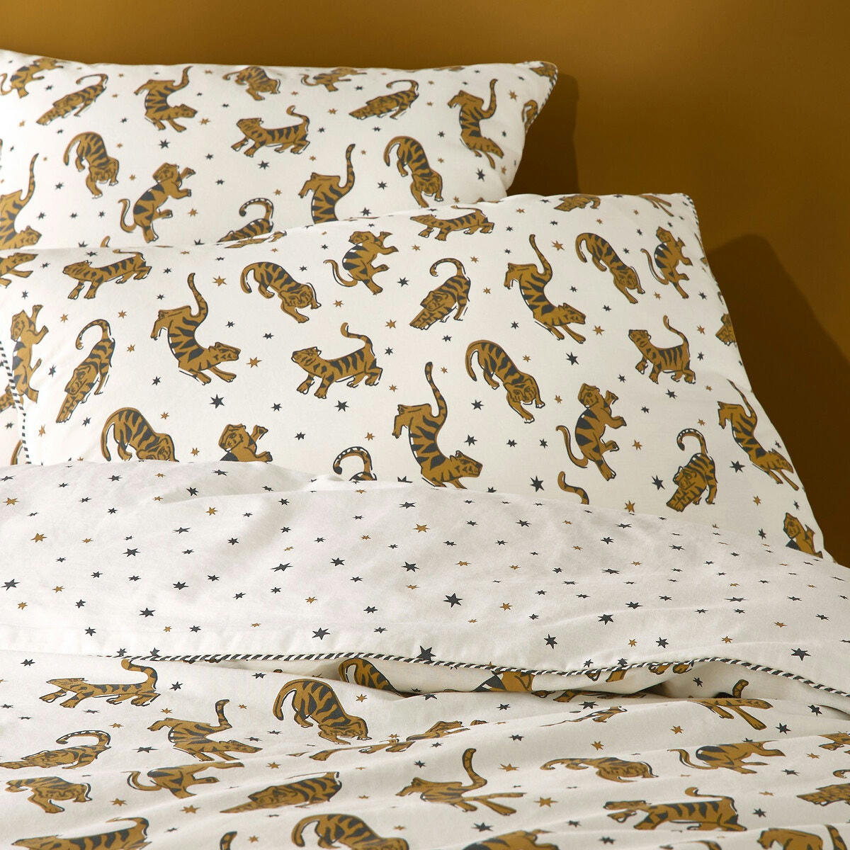 Housse de couette 30% coton recyclé, Tigris