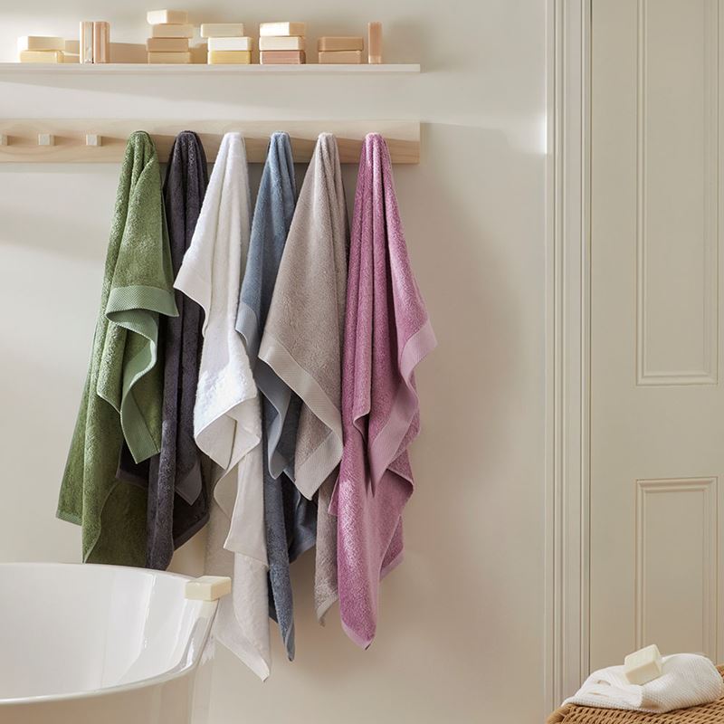 Navara French Blue Solid Cotton Bamboo Towel Range