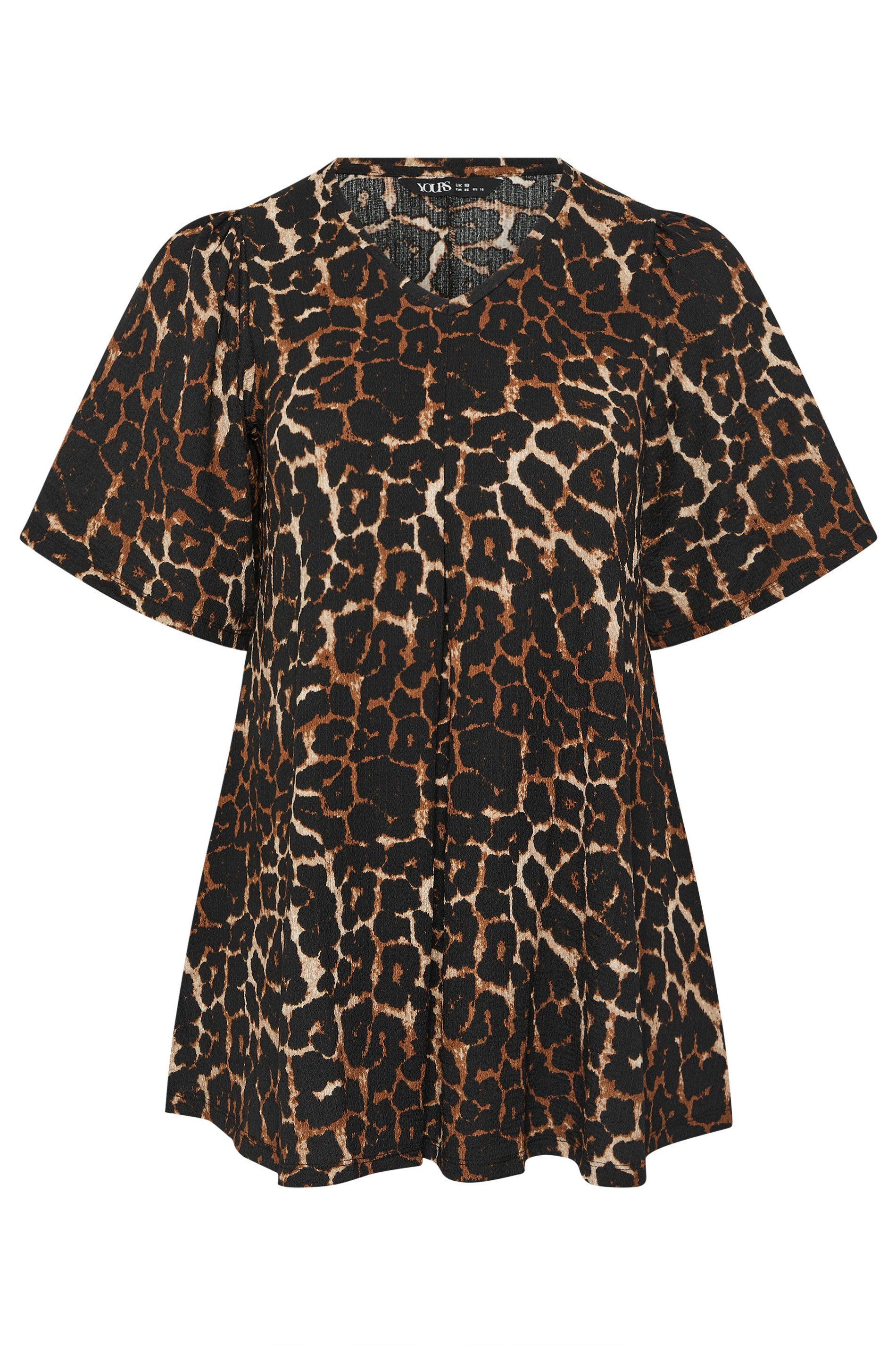 Yours Leopard Swing Top