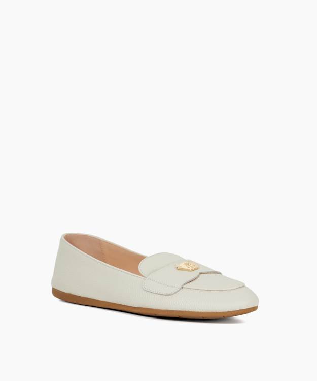 Gina White - Logo Plate Moccasin