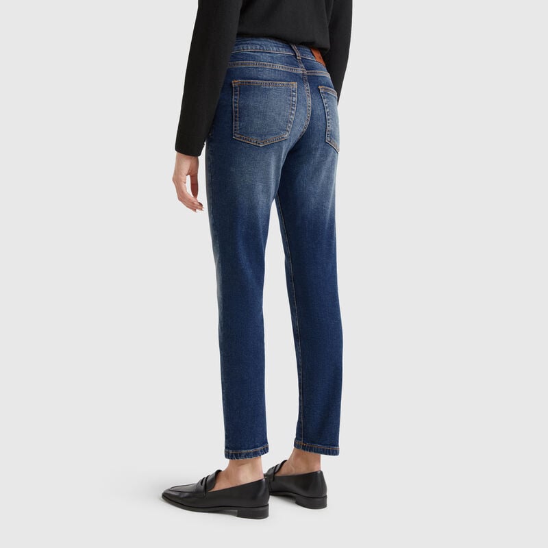 Bootcut jeans in recycled cotton blend