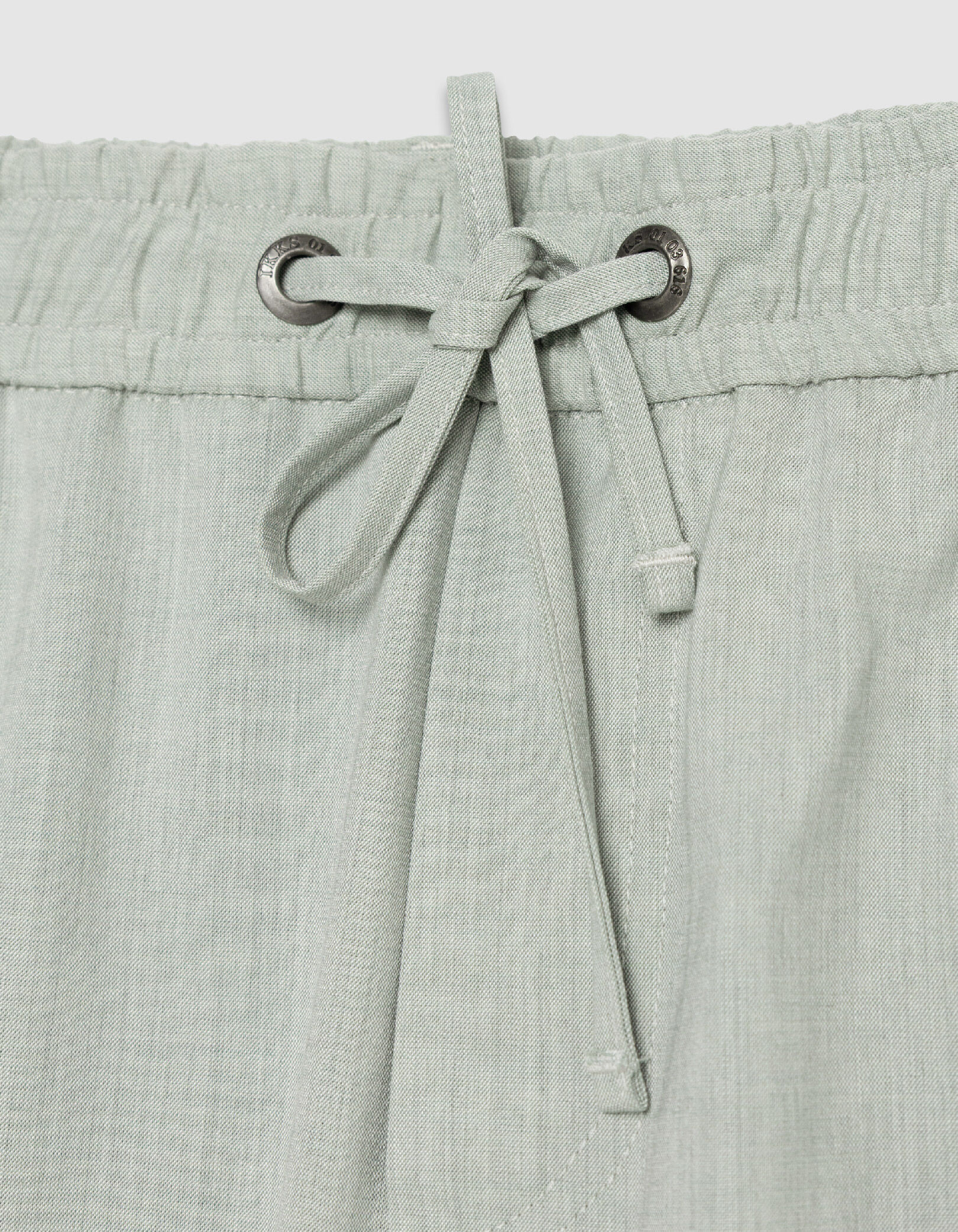 Pantalon de costume vert amande Homme