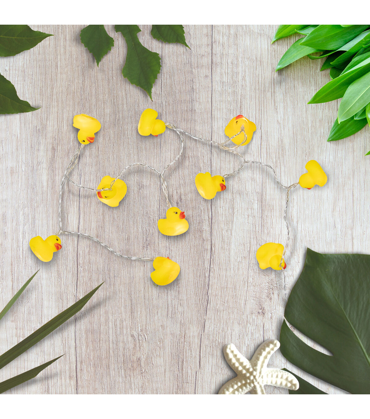 Northlight 10-Count Yellow Rubber Ducky LED String Lights