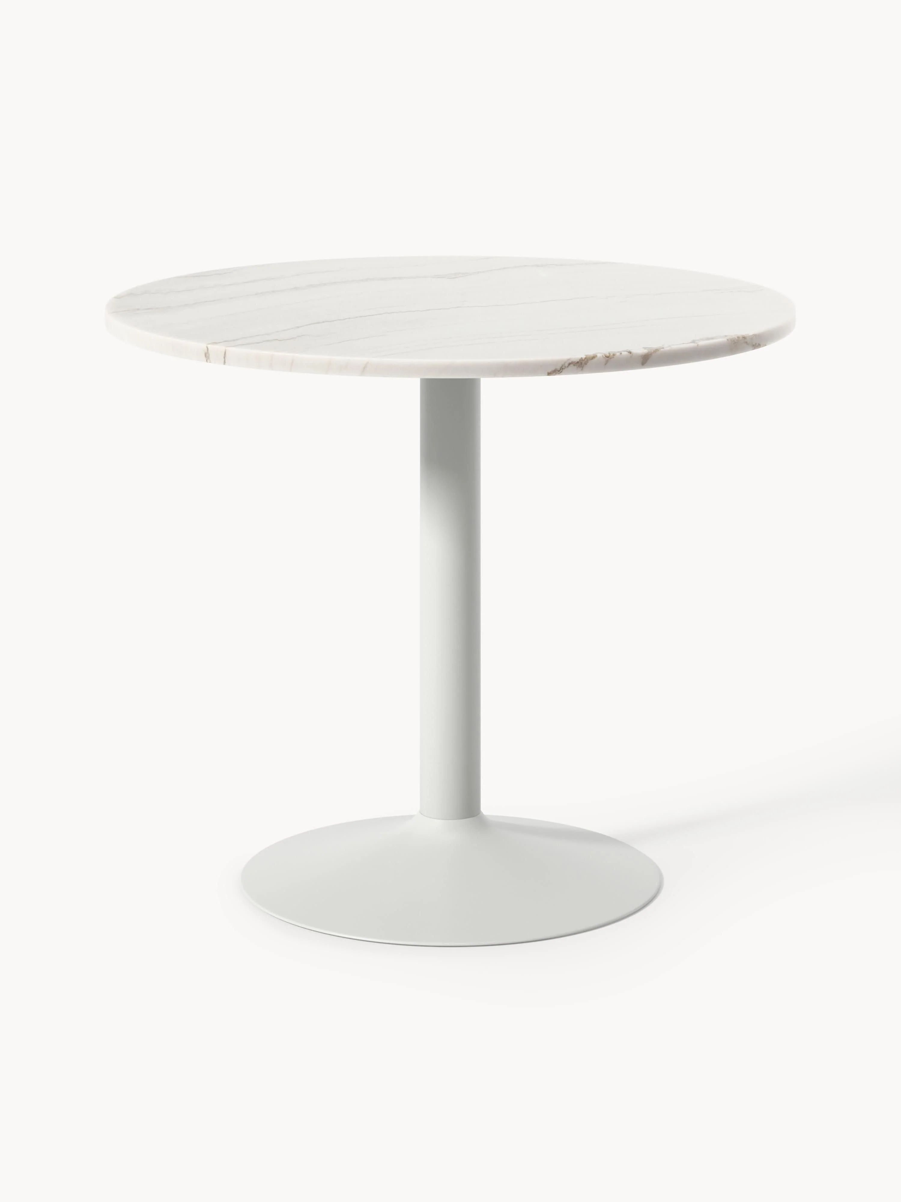 Runder Marmor-Esstisch Miley, Ø 90 cm