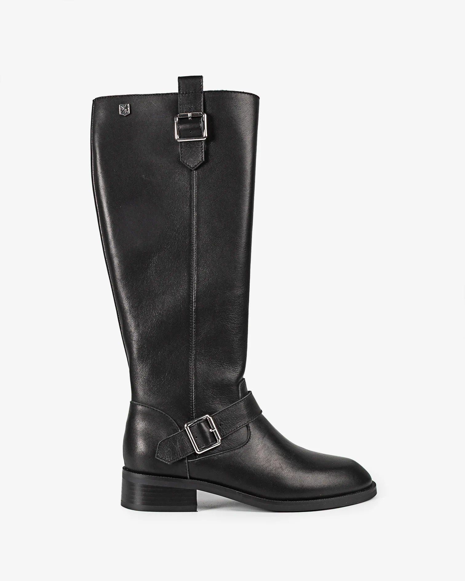 Bota Alta de Piel Negra kiliman