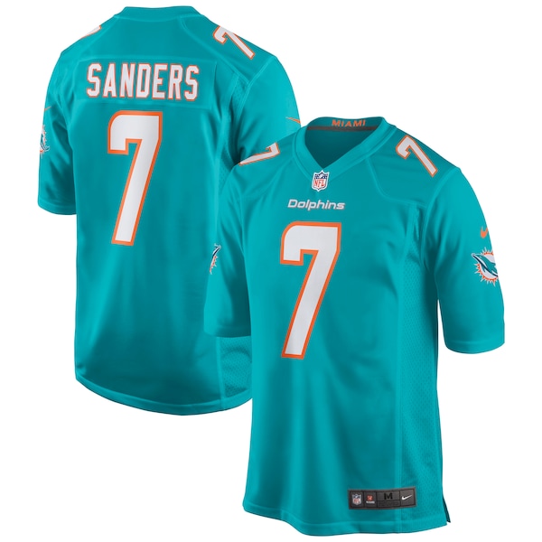 Jason Sanders Miami Dolphins Nike Game Jersey - Aqua