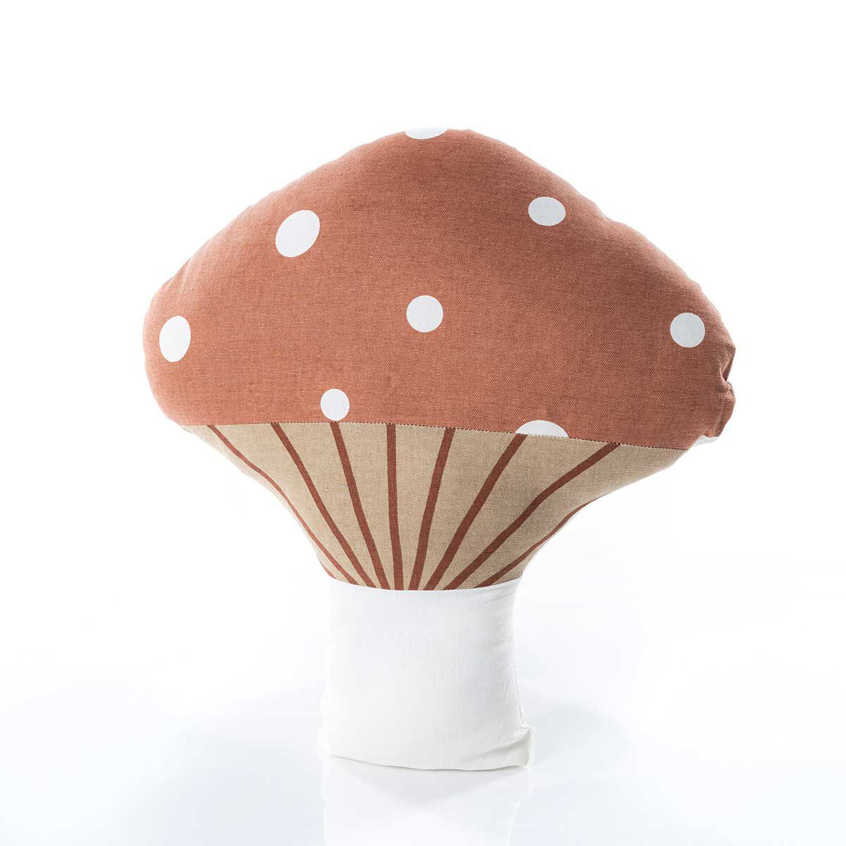 Almofada FERME cogumelo terracota