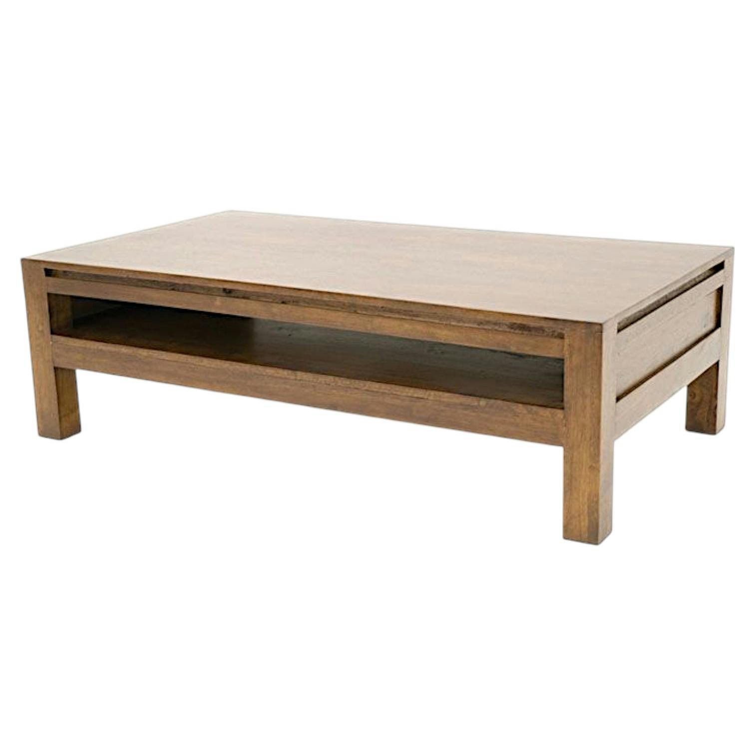 Table basse hévéa 115X65cm OLGA