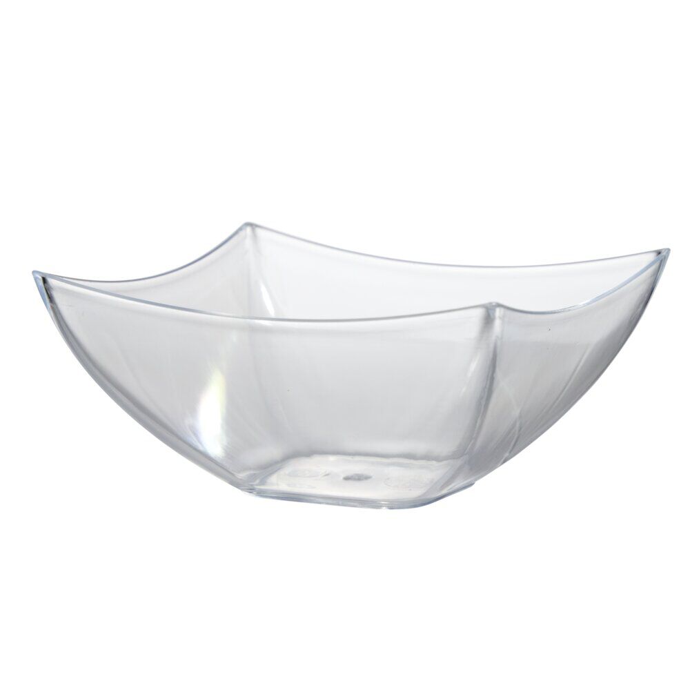 Verrine plastique x25 transparente réutilisable 7,5x7,5xH3,5cm