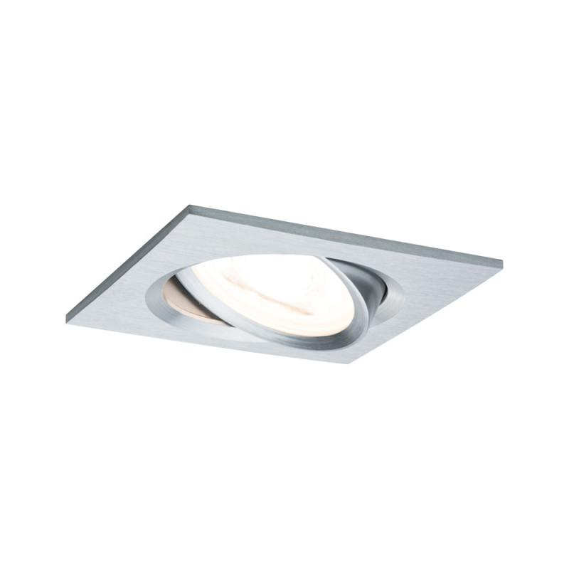 Spot encastrable LED Nova aluminium GU10 blanc chaud IP23 6,5 W PAULMANN