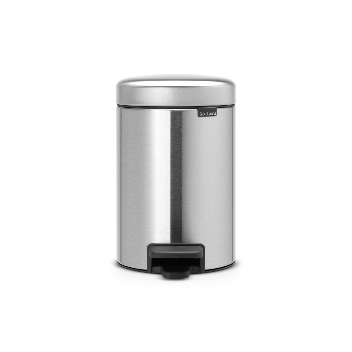 Brabantia NewIcon Pedaalemmer, 3 liter, kunststof binnenemmer - Matt Steel Fingerprint Proof