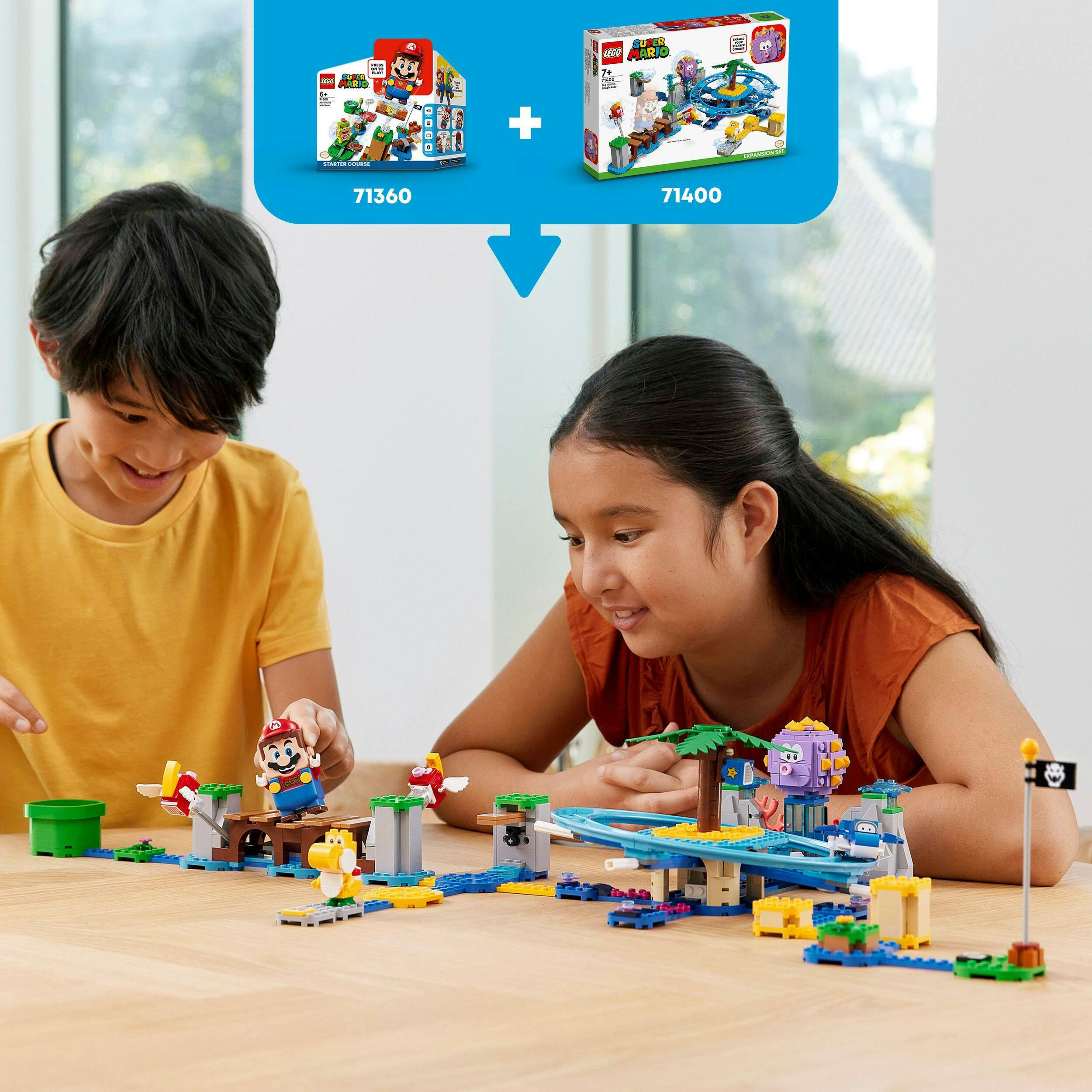 LEGO® Super Mario Big Urchin Beach Ride Expansion Set - 71400, Age 7+