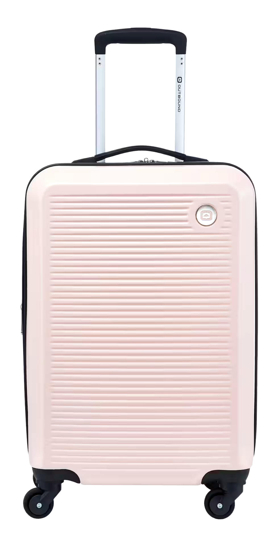 Outbound Hardside Spinner Wheel Carry-On Travel Luggage Suitcase, Pink, 20-in