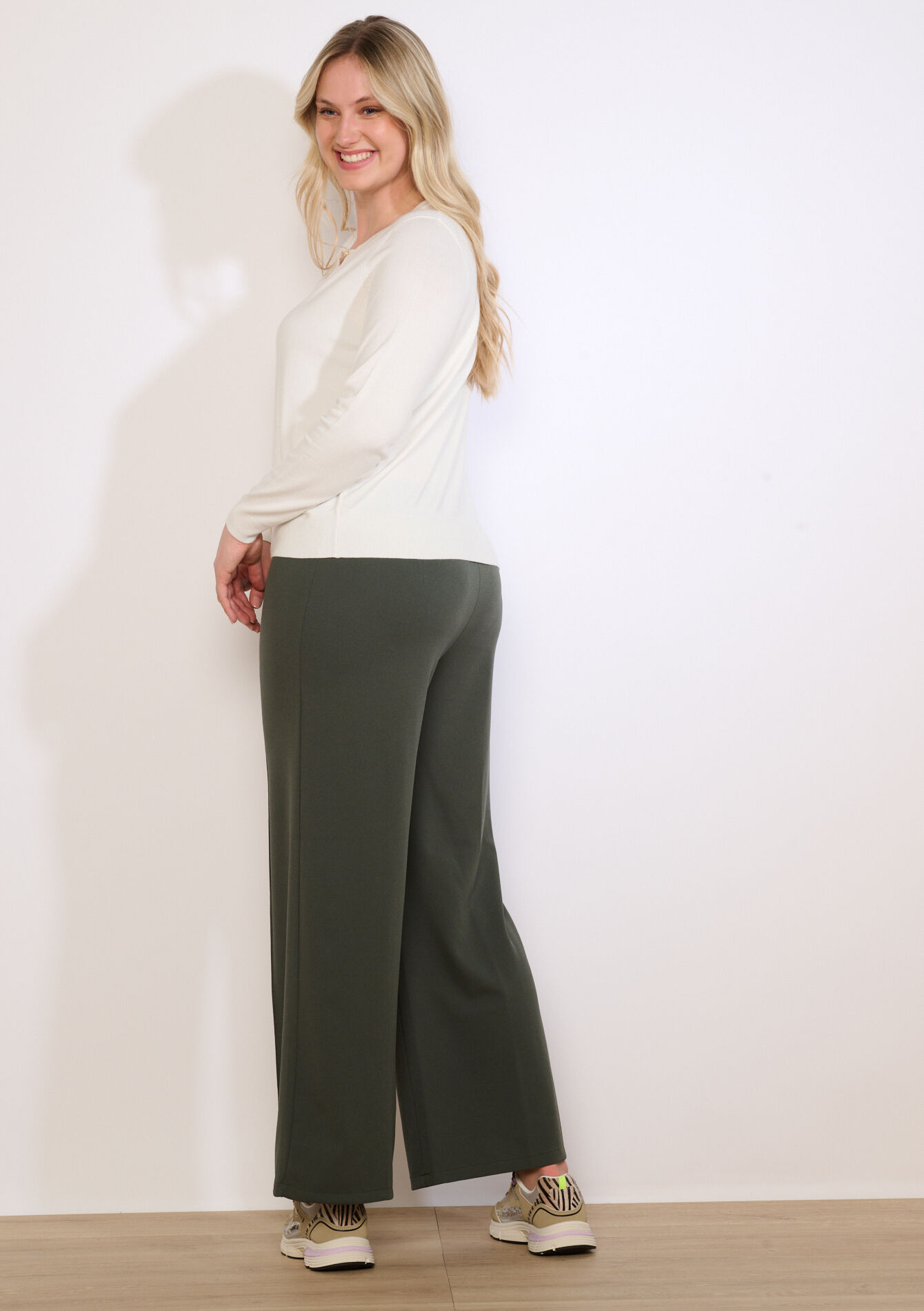 Wijde elegante broek