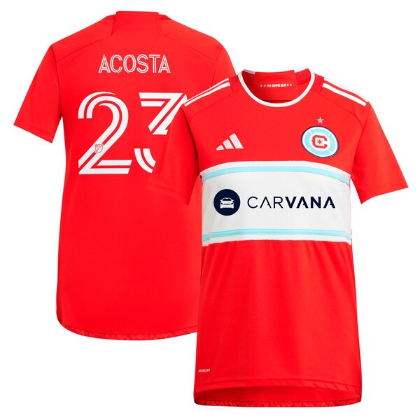Kellyn Acosta Chicago Fire adidas Women's 2024 Return To Red Replica Player Jersey - Red