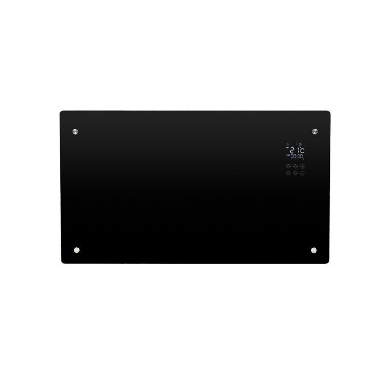 Convecteur électrique Alutherm Verre 1500 Wi-Fi noir EUROM