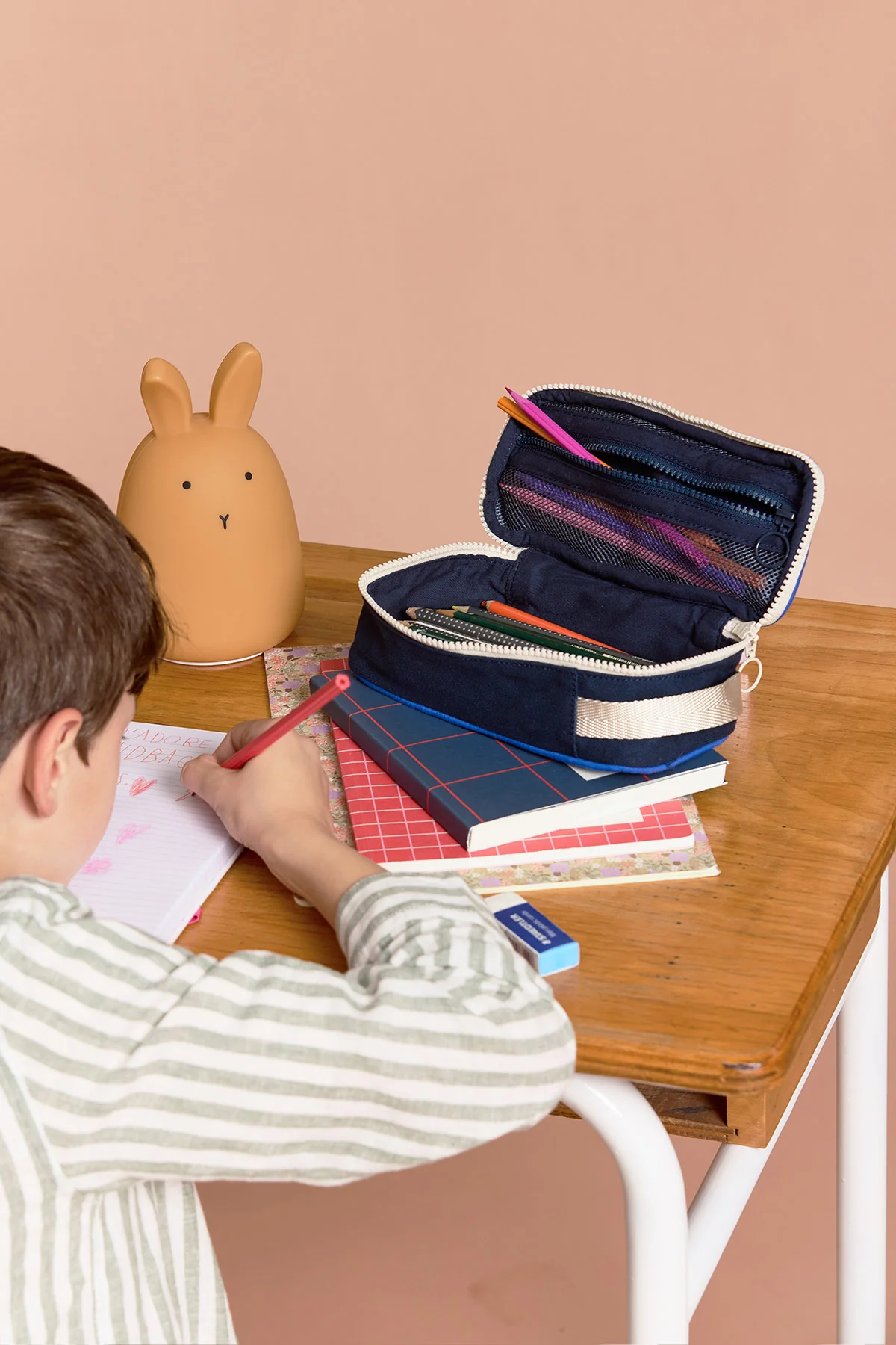 Trousse Max Tricolore Carreaux