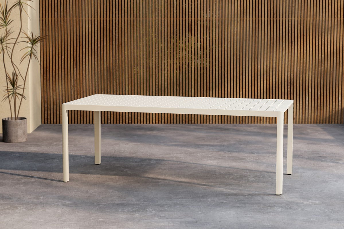 Rebellenclub Minosa Tuintafel - 200 x 90 cm - Beige