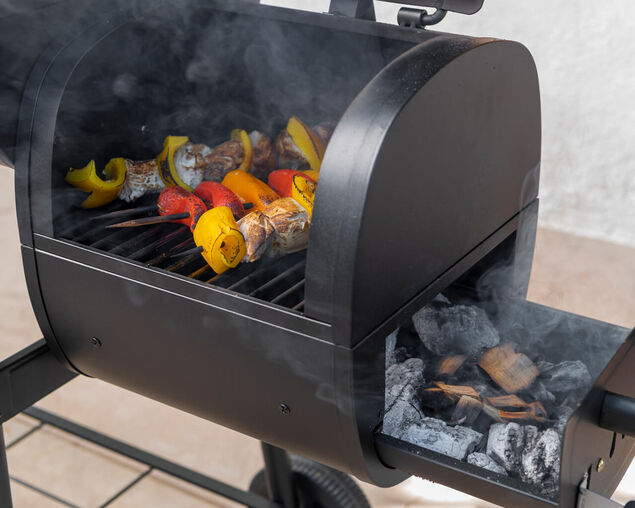 Nexgrill Barrel Grill and Offset Smoker