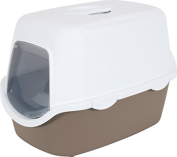 Maison de toilette avec tiroir amovible Clever taupe