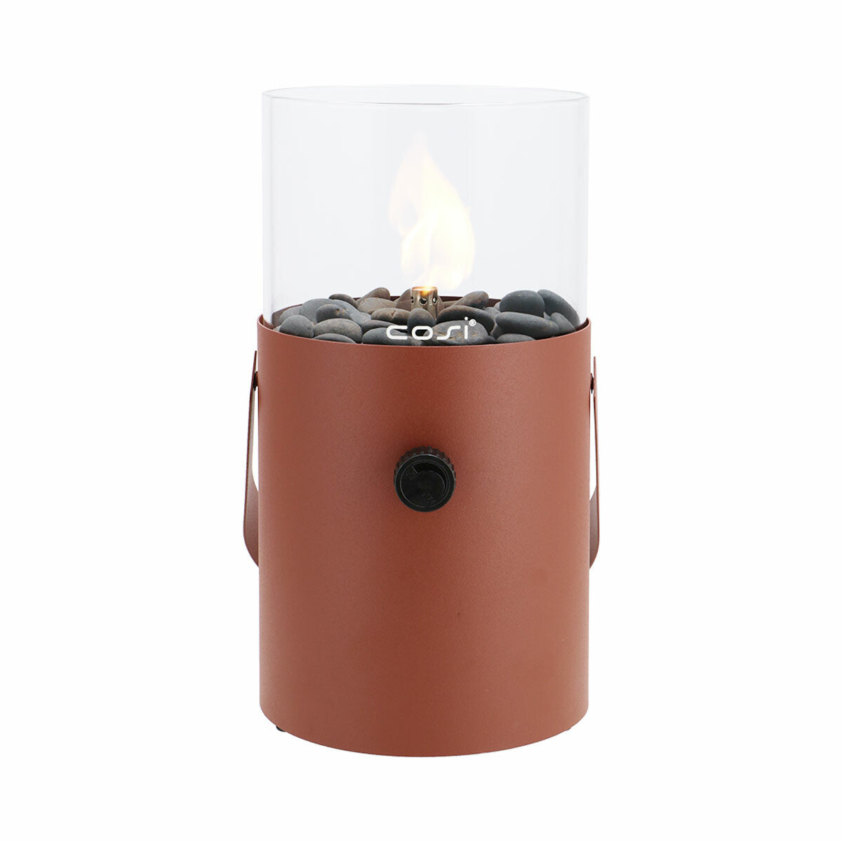 Cosi Fires sfeerhaardje Cosiscoop Original - terra brown - Ø16 x 30 cm