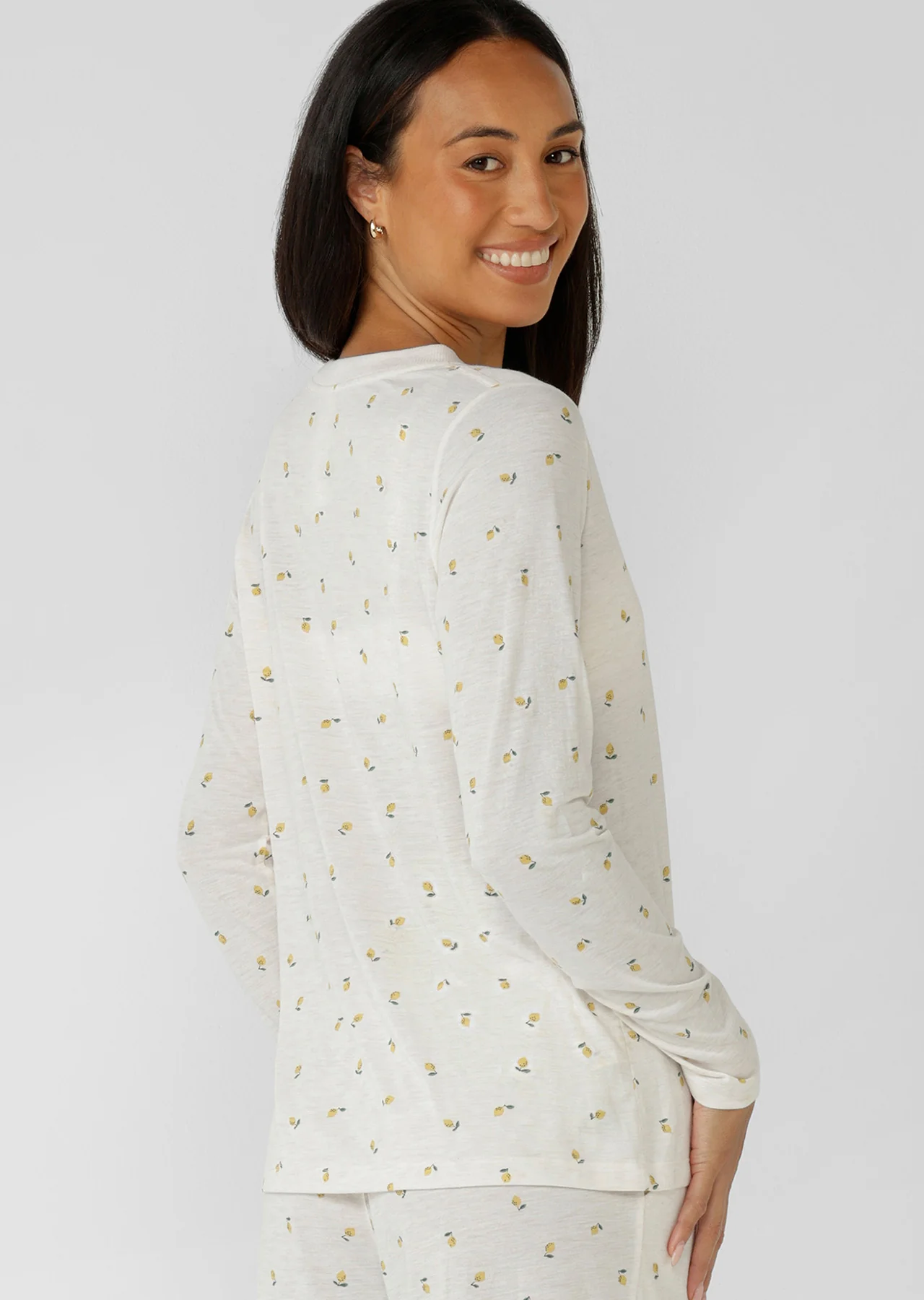 Sweet Citrus Long Sleeve Lounge T-Shirt