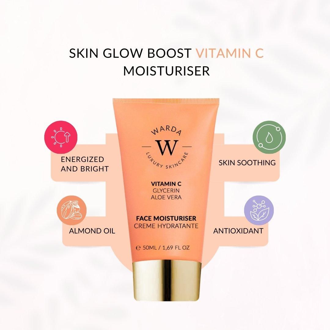 WARDA Skin Glow Boost Vitamin C Anti-Aging Moisturiser 50ml