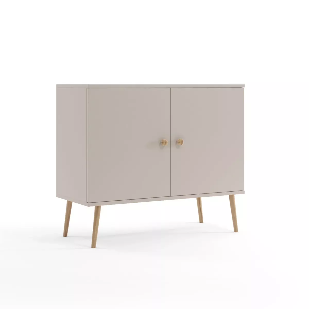 Komoda LEBEL z drzwiczkami 100cm kaszmirowa