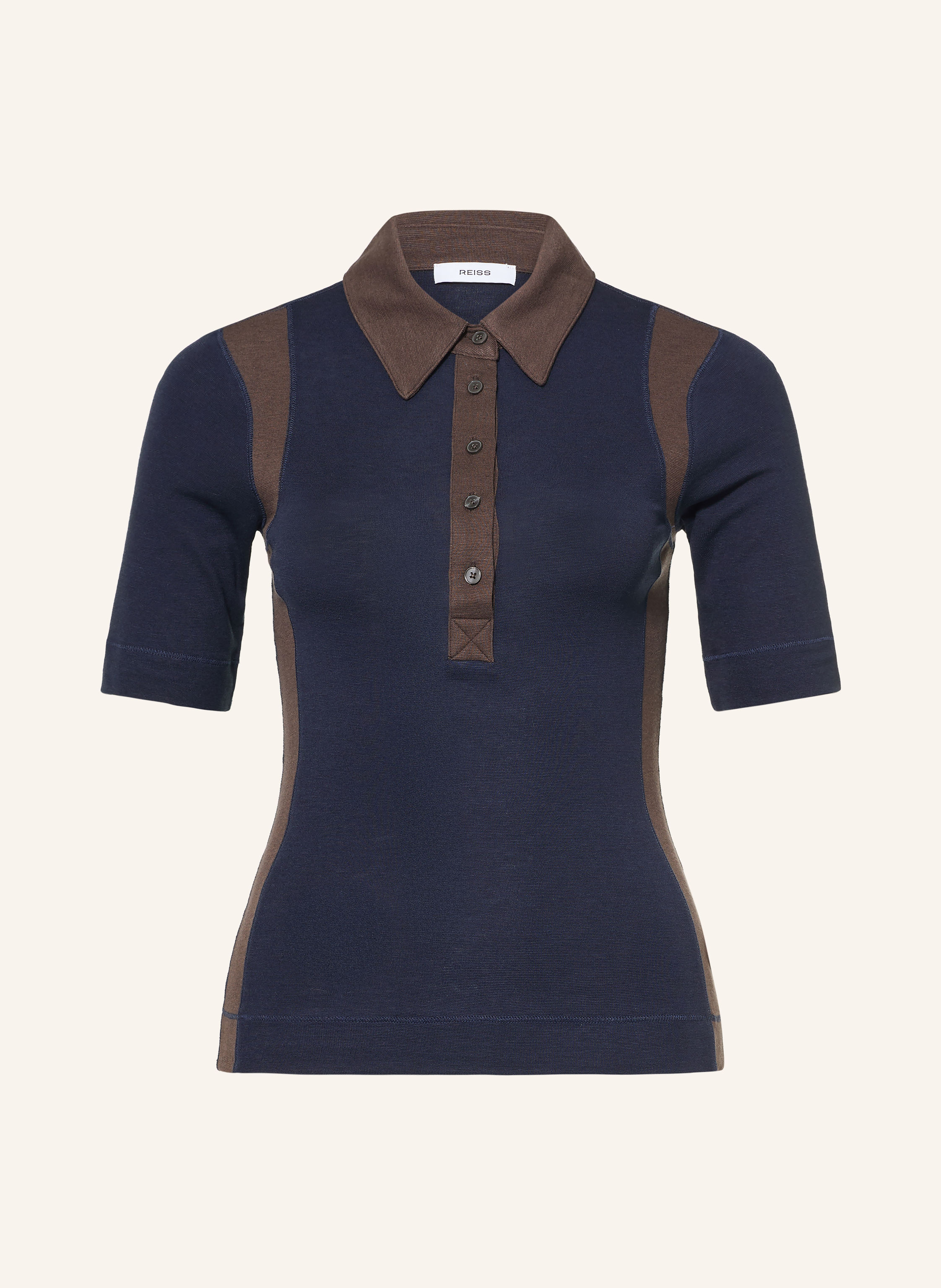 REISS Jersey-Poloshirt WINNIE