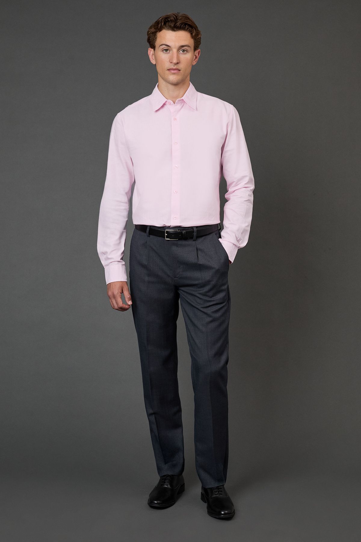 Burton Pink Oxford Long Sleeve Shirt