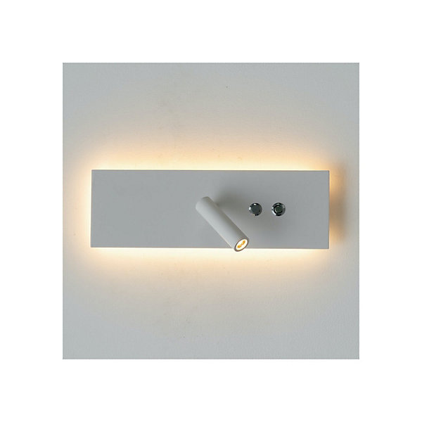 Applique liseuse LED double interrupteur et recharge USB - Hasta